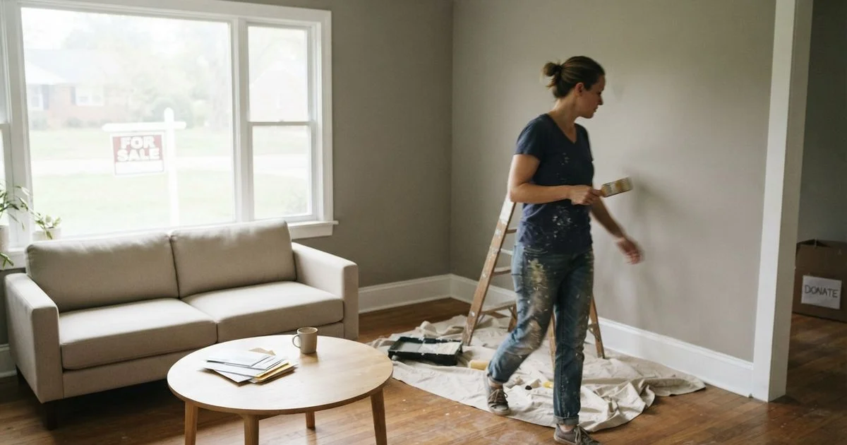 Painting your house before you sell it: what's worth doing and what isn't