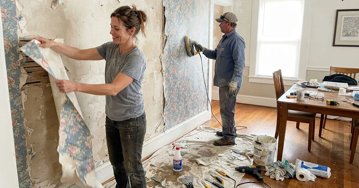 Wallpaper removal: when to DIY and when to call a pro
